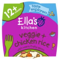 Ella's Kitchen Organic Vegetable Chicken Rice Toddler Tray Meal 12+ Months 200g