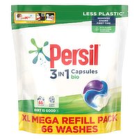 Persil 3 in 1 Laundry Washing Capsules Bio 66 Wash 