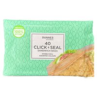 Dunnes Stores 40 Click & Seal Sandwich Bags