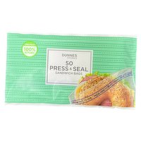 Dunnes Stores 50 Press & Seal Sandwich Bags