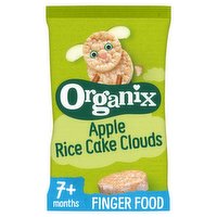 Organix Apple Rice Cake Clouds 7+ Months 40g