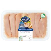 Manor Farm Fresh Irish Chicken Breast Fillet Portions 900g