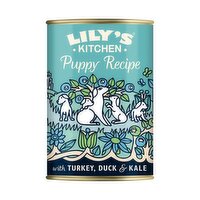 Lily's Kitchen Puppy Recipe Turkey & Duck Wet Dog Food 400g