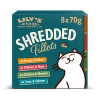 Lily's Kitchen Cat Shredded Fillets Multipack 8 x 70g