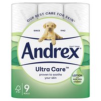 Andrex® Ultra Care Toilet Roll 9R, 160sc