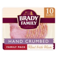 BRADY FAMILY 10 Hand Crumbed Real Irish Ham 120g