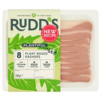 Rudd's 8 Plant Based Rashers 180g