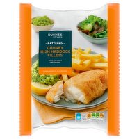 Dunnes Stores Battered Chunky Irish Haddock Fillets 500g