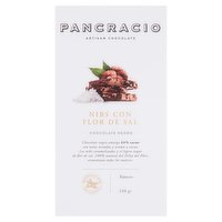 Pancracio Nibs with 'Fleur De Sel' Dark Chocolate 100g