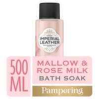 IMPERIAL LEATHER Pampering Bath Soak Mallow & Rose Milk 500ml