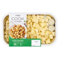 Dunnes Stores Cook at Home Diced Potatoes with Garlic & Herb Butter 450g