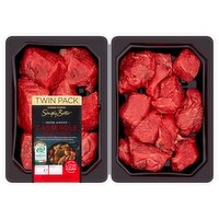 Dunnes Stores Simply Better Irish Angus Casserole Beef Pieces Twin 670g