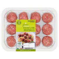 Dunnes Stores 12 Gluten Free Irish Beef & Pork Meatballs 300g