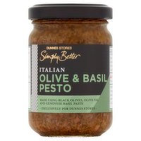 Dunnes Stores Simply Better Italian Olive & Basil Pesto 130g