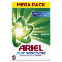 Ariel Washing Powder 3.25KG, 50 Washes