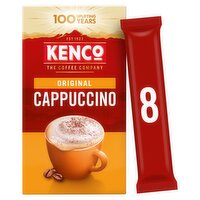 Kenco Cappuccino Instant Coffee Sachets 8x14.8g (118.4g)