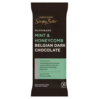 Dunnes Stores Simply Better Handmade Mint & Honeycomb Belgian Dark Chocolate 50g