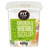 Fit Foods Clean Chicken & Vegetable Soup 400g