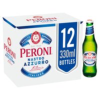 Peroni Nastro Azzurro Lager Beer 12 x 330ml Bottle