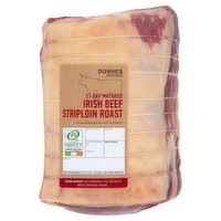 Dunnes Stores 21 Day Matured Irish Beef Striploin Roast XL Priced per kg. Avg weight 2kg