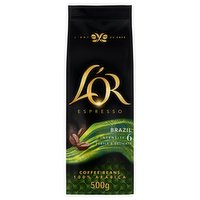 L'OR Espresso Brazil Coffee Beans 500g Intensity 6