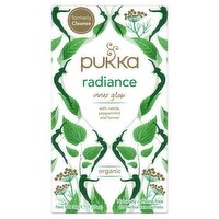 Pukka Organic Radiance Inner Glow 20 Herbal Tea Sachets 36g