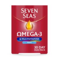 Seven Seas Omega-3 & Multivitamins Man 30 Day Duo Pack