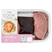 Dunnes Stores Cook at Home Maple Glazed Irish Bacon Medallions 380g