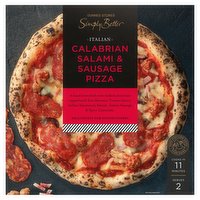 Dunnes Stores Simply Better Italian Calabrian Salami & Sausage Pizza 510g