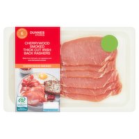 Dunnes Stores Cherrywood Smoked Thick Cut Irish Back Rashers 300g