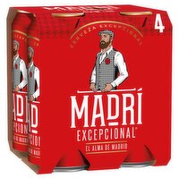 Madri Excepcional Lager 4 x 440ml