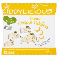 Kiddylicious Banana Crispie Tiddlers 12g