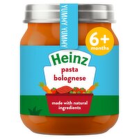 Heinz By Nature Pasta Bolognese Baby Food Jar 6+ Months 120g