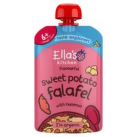 Ella's Kitchen Organic Sweet Potato Falafel Baby Food Pouch 6+ Months 100g