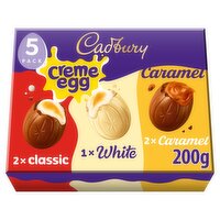 Cadbury Creme Egg 5 Pack Mixed Chocolate Box, 200g