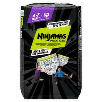 Pampers Ninjamas Pyjama Pants Unisex Spaceships, 4 - 7 Years, 10 Pyjama Pants, 17kg - 30kg