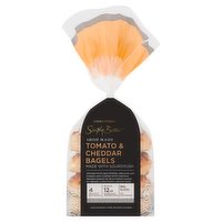 Dunnes Stores Simply Better Irish Made Tomato & Cheddar Bagels 480g