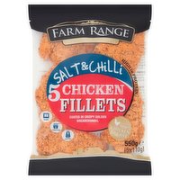 Farm Range Salt & Chilli Chicken Fillets 5 x 110g (550g)