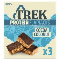 TREK Cocoa Coconut Protein Flapjacks 3x50g