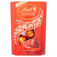 Lindt Lindor Blood Orange Milk Chocolate Truffles Box 200g
