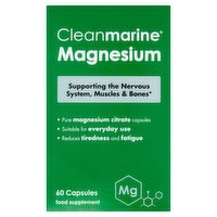 Cleanmarine Magnesium 60 Capsules 46g