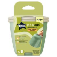 Tommee Tippee 2 Weaning Pots 4m+