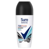 Sure Women Antiperspirant Deodorant Roll On Nonstop Invisible Aqua 50ml 