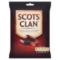 Scots Clan Smooth Caramels Smothered in Rich Dark Chocolate 135g