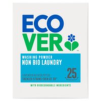 Ecover Non Bio Laundry Washing Powder Lavender & Eucalyptus 25 Washes 1.875kg