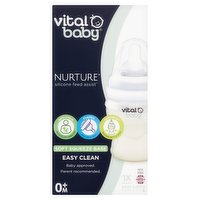 Vital Baby Nurture Silicone Feed Assist Soft Squeeze Base 0+ Months