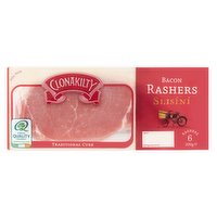 Clonakilty 6 Bacon Rashers 200g