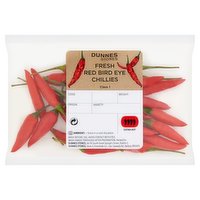 Dunnes Stores Fresh Red Bird Eye Chillies 25g