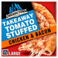 Chicago Town Takeaway Stuffed Crust Chicken & Bacon Large Pizza 640g