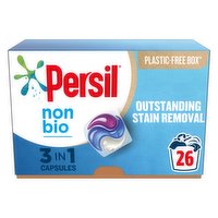 Persil Non Bio 3 in 1 Sensitive Washing Liquid Capsules Laundry Detergent (26 Washes)